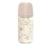 Suavinex, Wonderland, Biberón de Cristal SXPro M Tetina - Wonderland Rosa - 240ml