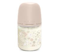 Suavinex, Wonderland, Biberón de Cristal SXPro S Tetina - Wonderland Rosa - 120ml