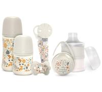 Suavinex Wonderland Set Biberones + Chupete + Dosificador + Portachupetes + Chupetero Beige