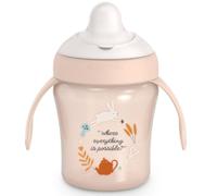 Suavinex Wonderland Vaso Aprendizaje Boquilla Rígida Antidesgarro Rosa +6m 200 ml