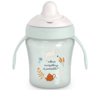 Suavinex Wonderland Vaso Aprendizaje Boquilla Rígida Antidesgarro Verde +6m 200 ml