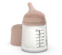 Suavinex Biberón Anticólico T Silicona +0M 180 ml TS Almond 1 ud