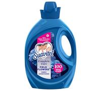 Suavitel Acondicionador líquido completo de telas, suavizante de telas para lavandería con tecnología de protección de telas, flores de campo, 100 onzas, suficiente líquido para 100 cargas pequeñas
