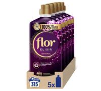 Suavizante Concentrado para la ropa Flor Elixir Sensorial 315 dosis (5x63 lavados)