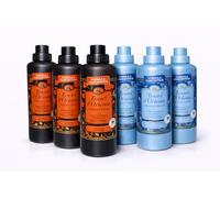 Suavizante concentrado Tesori d'Oriente - Juego de 6 unidades (3 spas japoneses + 3 terapéuticas de talaso), 6 x 760 ml, frescor italiano de larga duración, extra suave, alto rendimiento Veltao