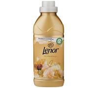 Suavizante de máquina concentrado Lenor, 200 lavados (8 x 25), oro y flores de vainilla, para una frescura excelente y una suavidad inspirada en la naturaleza
