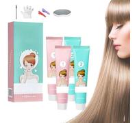 Suavizante de proteínas para el cabello para corrección de flequillo Crema alisadora de cabello sin clips para corrección de proteínas Suavizante de proteínas para el cabello y acondicionador profundo