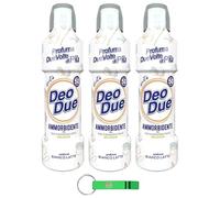 Suavizante DEO DUE blanco lechoso - Suavizante concentrado, ideal para todas las prendas, 50 lavados, 3 x 1 l + llavero Beni Culinari gratis