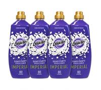 Suavizante Disclin Concentrado Imperial 1,4L | Pack 4 Unidades | 320 Lavados | Aroma Duradero | Formato Ahorro 5,6L | RASMACOR