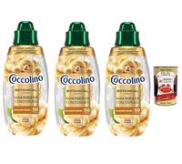 Suavizante italiano Gourmet Bundle Botanical Tramonto Dorato 3 x 750 ml + Polpa italiana Gourmet gratis - Suavizante perfumado para la colada, 50 lavados por botella, ropa fresca, hogar