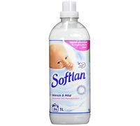 Suavizante Softlan, 6 unidades de 1 litro suave y suave (6 x 1000 ml)
