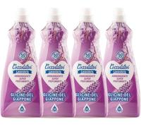 Suavizante súper perfumado, juego de 4 u 8 botellas, 1250 ml, vainilla, el original, almizcle blanco, glicinas, rosa amatista, aroma sensual (4 botellas, glicina de Japón)
