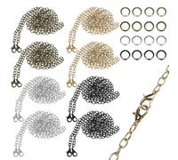 suaywo 8 Piezas Cadena para Bolso Cadenas De Metal Correas De Hombro viene con 16 anillos redondos Cadenas para Bolsos 120CM Cadena Reemplazo Para bolsosbolsos Cruzados de Hombro
