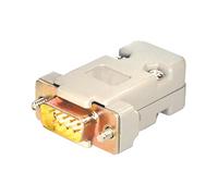 Sub-d 9 pin plug, solder type