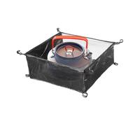 Sub de almacenamiento de mesa subt - Organizador de cesta de malla | Bolsa de alimentación suspendida para mesa de camping picnic al aire libre portador de amplio espacio para espacios para viajes pe