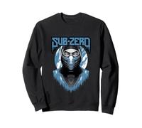Sub-Zero Mortal Combat Merch Mirada Helada Sudadera