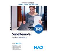 SUBALTERNO/A TEMARIO 2 AYUNTAMIENTO JEREZ DE LA FRONTERA