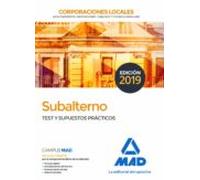 Subalterno Corporaciones Locales: Test Y Supuestos Practicos
