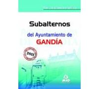 Subalternos del ayuntamiento de gandía. Test y supuestos prácticos