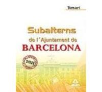subalterns de l ajuntament de barcelona. temari
