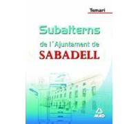 subalterns de l ajuntament de sabadell: temari