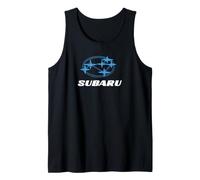 Subaru Front and Back Built to Withstand Mother Nature Car Camiseta sin Mangas