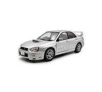 2003 Subaru Impreza WRX STI Efecto Plateado Premium 1:18 Solido S1812303