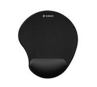 SUBBLIM Alfombrilla Ratón Ergo NEOGEL - 245 × 215 mm, Reposamuñecas de Gel Enfriante, Superficie Lycra Ultrafina, Base PU Antideslizante, Ergonomía y Alivio Túnel Carpiano