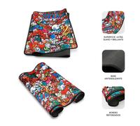 alfombrilla gaming subblim graffiti xl