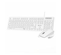 Subblim Business Slim (Blanco) - Teclado + ratón USB