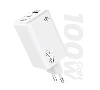 subblim cargador gan 100w charger usb c+c+a
