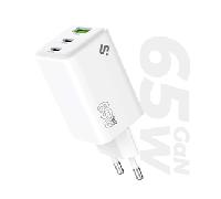 SUBBLIM CARGADOR GAN 65W CHARGER USB C+C+A SUBCHG-6G6530