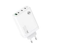 SUBBLIM Cargador USB-C GAN 120W, 3 Puertos USB-C + 1 USB-A, Cargador Rápido para MacBook Pro/Air, iPad Pro, iPhone 15, Galaxy S24/S23, Pixel, Lenovo, HP, DELL, Steam Deck y Más, Compacto y Seguro
