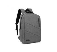Mochila Subblim City Backpack para Portátiles hasta 15.6'/ Puerto USB/ Gris