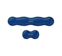 Subblim Ergo Crystal Flex Azul - Pack Reposamuñecas Teclado + Ratón