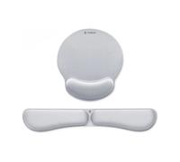 Subblim Ergo Memoryflex Plata - Reposamuñecas + Alfombrilla