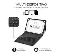 FUNDA Y TECLADO 9.6´´ SUBBLIM MARMOL AZUL SUBKT5-BTTB01