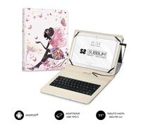 FUNDA TABLET SUBBLIM KEYTAB USB 11" HADAS