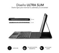 SUBBLIM - Funda con Teclado Retroiluminado KEYTAB Pro BL BT Touchpad Ipad Pro 11 2020 Black