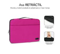 SUBBLIM - Funda Ordenador Elegant Laptop Sleeve 13,3-14" Pink