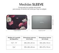 FUNDA PORTATIL SUBBLIM TRENDY SLEEVE NEO FLOWERS 15,6