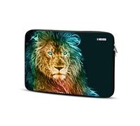 SUBBLIM Funda Ordenador Neopreno Trendy Sleeve Neo Lion 13,3 a 14" Neopreno Slim Y Ligera Diseño