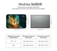 Funda Subblim Trendy Sleeve Neo Lion para Portátiles hasta 15.6'