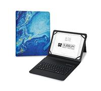 FUNDA Y TECLADO 9.6´´ SUBBLIM MARMOL AZUL SUBKT5-BTTB01