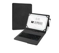 Funda con Teclado Subblim Keytab Pro USB para Tablets de 10.1'-11'/ Negra