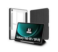 SUBBLIM Funda Tablet Clear Shock Case para Samsung S9 11"/S9 Fe 10,9" Shock Absortion Dos Ángulos De Visión Exclusiva Slot Lápiz Óptico S Pen