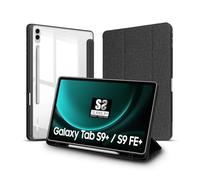 SUBBLIM Funda Tablet Clear Shock Case para Samsung S9+/S9 Fe+ 12,4" Shock Absortion Dos Ángulos De Visión Exclusiva Slot Lápiz Óptico S Pen