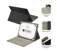 Funda Subblim Clever Stand para Tablets de 9'-10.1'/ Negra
