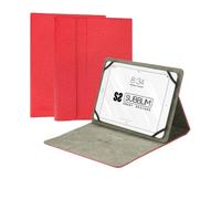 Subblim Funda para tablet Clever Stand 10,1" universal, cierre magnético y soporte Roja
