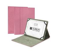 SUBBLIM Funda Universal para Tablets Clever Stand Tablet Case 9.6" 11" Rosa Cuatro Elegantes Colores Cierre Magnético Exclusivo Sistema De Sujeción